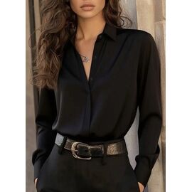 Сорочка жіноча 1144 black р.42-58 "FEMZONE" недорого оптом від прямого постачальника