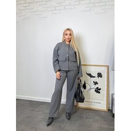 Костюм жіночий 992-1 grey р.50-58 "FEMZONE" недорого оптом від прямого постачальника