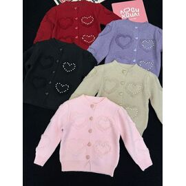 Кофта дитяча на дівчинку 828 wine р.90-130 "Yalisi" недорого оптом від прямого постачальника