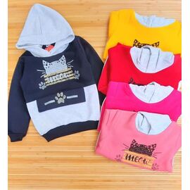 Фотография Кофта детская спортивная тёплая на девочку ML2206 yellow р.3-7 "Meloria" недорого оптом от прямого поставщика