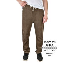 Фотография Штаны мужские утеплённые F202-4 brown р.29-38 "God Baron" недорого оптом от прямого поставщика