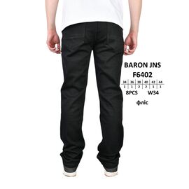Джинси чоловічі F6402 black р.34-44 "God Baron" недорого оптом від прямого постачальника