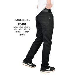 Джинси чоловічі F6401 black р.32-42 "God Baron" недорого оптом від прямого постачальника