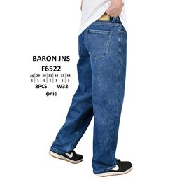 Джинси чоловічі F6522 blue р.28-34 "God Baron" недорого оптом від прямого постачальника