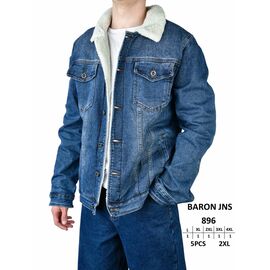 Куртка чоловіча зимова 896 blue р.L-4XL "God Baron" недорого оптом від прямого постачальника