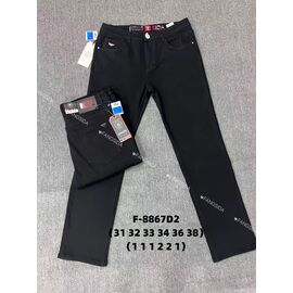 Джинси чоловічі F-8867D2 black р.31-38 "God Baron" недорого оптом від прямого постачальника