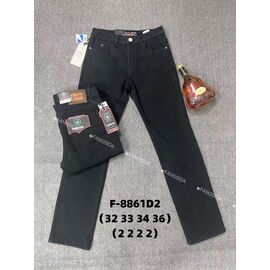 Джинси чоловічі F-8861D2 blacl р.32-36 "God Baron" недорого оптом від прямого постачальника