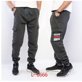 Спортивні штани чоловічі манжет/на байці р-ри M-3XL (46- 54) (3кв) "NICOLAS" недорого від прямого постачальника