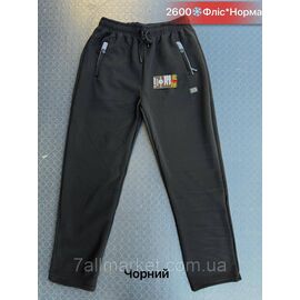 Спортивні штани чоловічі, на флісі/прямі розміри M — 3xl (46-54) (3кв) "NICOLAS" недорого від прямого постачальника