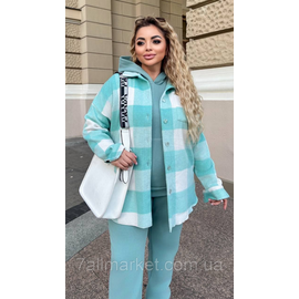 Сорочка жіноча кашемірова з капюшоном розміри 46-60 "LADA" недорого від прямого постачальника