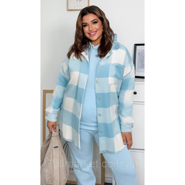 Сорочка жіноча кашемірова з капюшоном розміри 46-60 "LADA" недорого від прямого постачальника