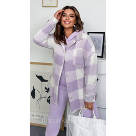 Сорочка жіноча кашемірова з капюшоном розміри 46-60 "LADA" недорого від прямого постачальника