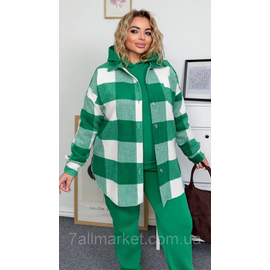 Сорочка жіноча кашемірова з капюшоном розміри 46-60 "LADA" недорого від прямого постачальника