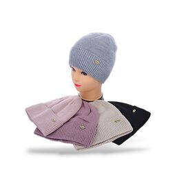 Шапка зимова жіноча YNW001-3 на флісі mix р.56-60 "Angelica" недорого оптом від прямого постачальника