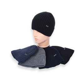 Шапка чоловіча зимова RMW001-1 на флісі mix р.56-60 "Angelica" недорого оптом від прямого постачальника