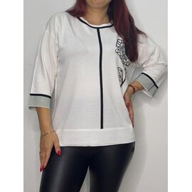 Светр жіночий 815 white р.48-52 "Kosta" недорого оптом від прямого постачальника