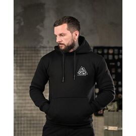 Худи чоловічий 1225 black р.M-3XL "Madoka" недорого оптом від прямого постачальника