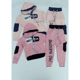 Костюм дитячий на дівчинку 1587 pink р.5-9 "Meloria" недорого оптом від прямого постачальника