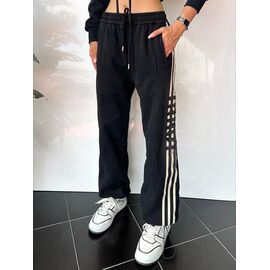 Штани спортивні жіночі TB19 black р.S-L "i8denim Women" недорого оптом від прямого постачальника