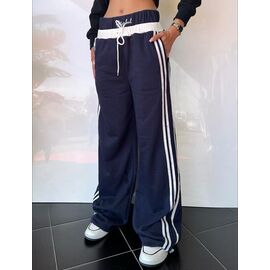 Штани спортивні жіночі TB22 navy р.S-L "i8denim Women" недорого оптом від прямого постачальника