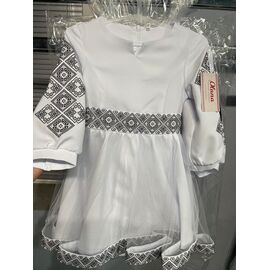 Плаття дитяче на дівчинку B558 white р.116-128 "Baykush" недорого оптом від прямого постачальника
