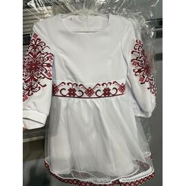 Плаття дитяче на дівчинку B560 white р.116-128 "Baykush" недорого оптом від прямого постачальника