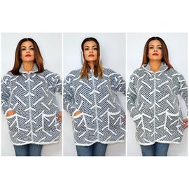 Фотография Кофта женская тёплая 2203 mix р.54-60 "ITALIA" недорого оптом от прямого поставщика