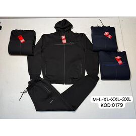 Костюм спортивний чоловічий 0179 black р.M-3XL "Cramp" недорого оптом від прямого постачальника