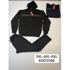 Фотография Костюм спортивный мужской 0186 navy р.3XL-5XL "Cramp" недорого оптом от прямого поставщика