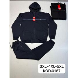 Фотография Костюм спортивный мужской 0187 navy р.3XL-5XL "Cramp" недорого оптом от прямого поставщика