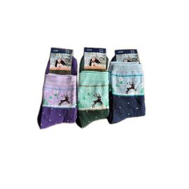 Фотография Носки женские тёплые 3160 mix махра р.37-41 "Алия" недорого оптом от прямого поставщика