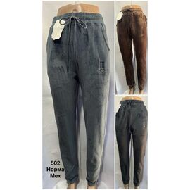 Фотография Штаны спортивные женские тёплые 502A mix р.44-50 "WELL" недорого оптом от прямого поставщика