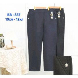 Фотография Штаны женские утеплённые 837 mix р.10XL-12XL "Hoan" недорого оптом от прямого поставщика