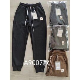 Штани спортивні жіночі теплі A9007 black р.M-2XL "Hoan" недорого оптом від прямого постачальника