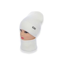 Комплект жіночий KFFW003-22 на флісі white р.56-60 "Angelica" недорого оптом від прямого постачальника