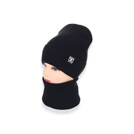 Комплект жіночий KFFW003-33 на флісі black р.56-60 "Angelica" недорого оптом від прямого постачальника