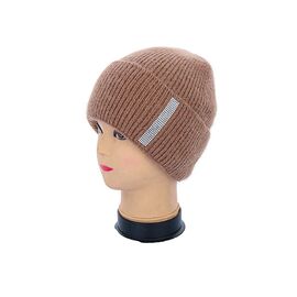 Шапка зимова жіноча Ангора на флісі 2119-2 brown р.56-60 "Angelica" недорого оптом від прямого постачальника