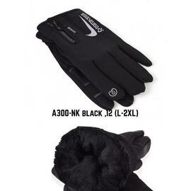 Чоловічі рукавиці A300NK black р.L-2XL "Descarrilado" недорого оптом від прямого постачальника