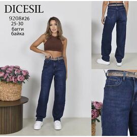 Фотография Джинсы утеплённые женские 9208 blue р.25-30 "Leen" недорого оптом от прямого поставщика