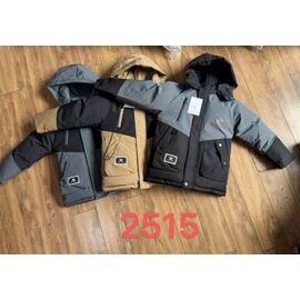 Фотография Курка детская зимняя на мальчика 2515 black р.130-170 "Farbique" недорого оптом от прямого поставщика