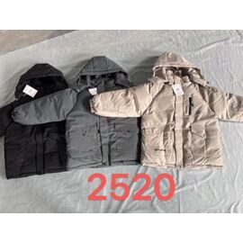 Курка дитяча зимова на хлопчика 2520 grey р.120-160 "Farbique" недорого оптом від прямого постачальника