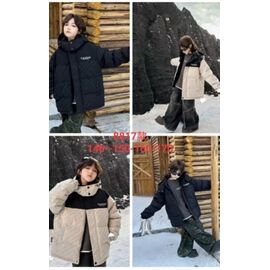 Курка дитяча зимова на хлопчика 8817 beige р.140-170 "Farbique" недорого оптом від прямого постачальника