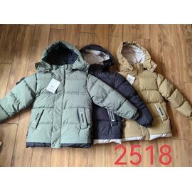 Курка дитяча зимова на хлопчика 2518 beige р.120-160 "Farbique" недорого оптом від прямого постачальника