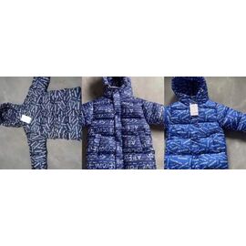 Курка дитяча зимова на хлопчика 3 navy р.120-160 "Farbique" недорого оптом від прямого постачальника