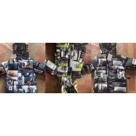 Фотография Курка детская зимняя на мальчика 9 yellow р.120-160 "Farbique" недорого оптом от прямого поставщика