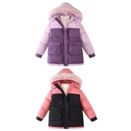 Фотография Курка детская зимняя на девочку 3132 violet р.8-16 "Farbique" недорого оптом от прямого поставщика