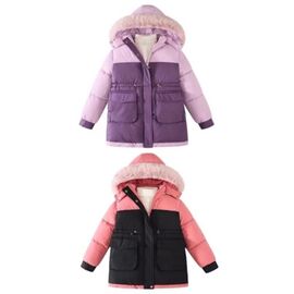 Фотография Курка детская зимняя на девочку 3132 pink р.8-16 "Farbique" недорого оптом от прямого поставщика
