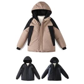 Фотография Курка детская зимняя на мальчика 2129 black р.8-16 "Farbique" недорого оптом от прямого поставщика