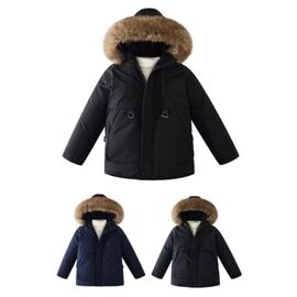 Фотография Курка детская зимняя на мальчика 2126 d.grey р.4-12 "Farbique" недорого оптом от прямого поставщика