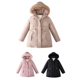 Фотография Курка детская зимняя на девочку 218 black р.8-16 "Farbique" недорого оптом от прямого поставщика